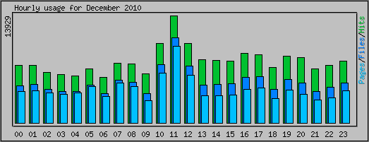 Hourly usage