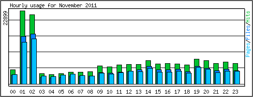 Hourly usage