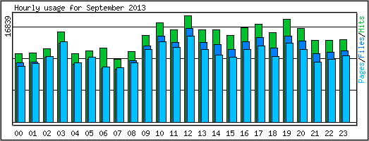 Hourly usage