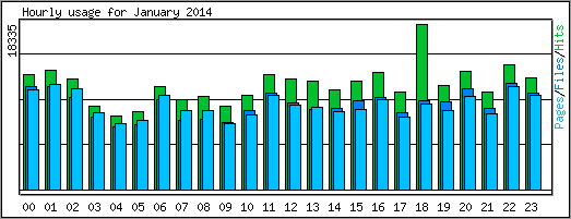 Hourly usage