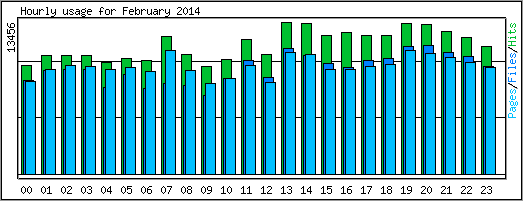 Hourly usage