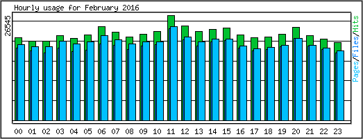 Hourly usage