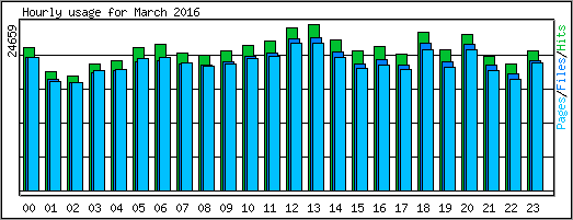 Hourly usage