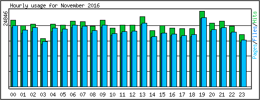 Hourly usage